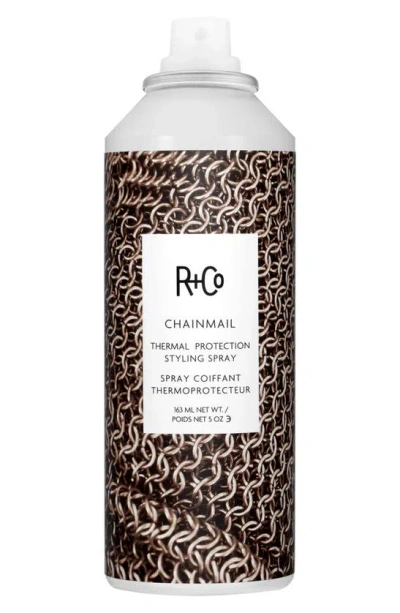 R + Co Chainmail Thermal Protection Styling Spray, 5 oz In White