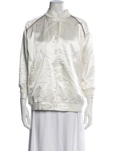 Pre-owned R13 Bomber Jacket In White