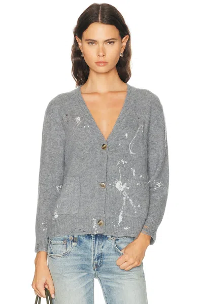 R13 Boy Cardigan In Gray