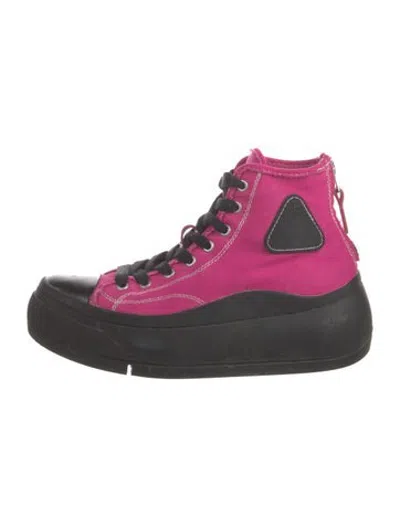 Pre-owned R13 Canvas Sneakers In Pink