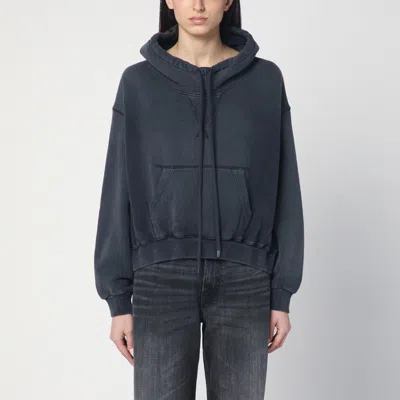 R13 Faded Navy Blue Sweatshirt In Cotton