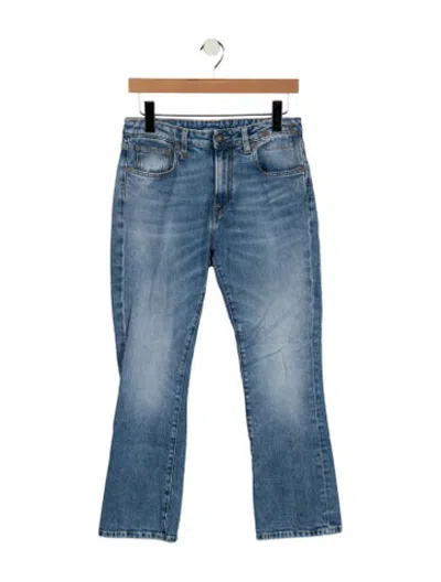 Pre-owned R13 Mid-rise Flared Jeans In Blue