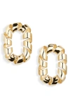 Rabanne Extralarge Link Twist Earrings In Gold