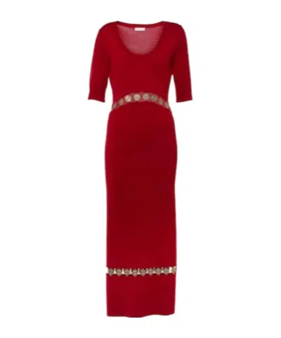 Rabanne Maxi Dress In Brown