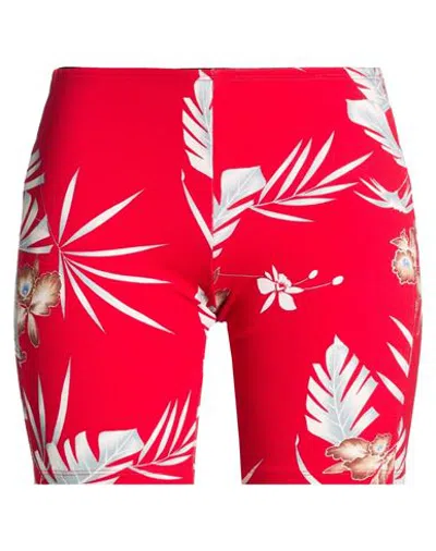 Rabanne Woman Shorts & Bermuda Shorts Red Size S Viscose, Elastane