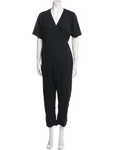 Pre-owned Rachel Comey V-neck Jumpsuit In Black