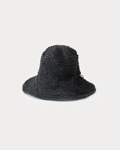 Rachel Comey Women's Bubbi Hat In Rafia / Black