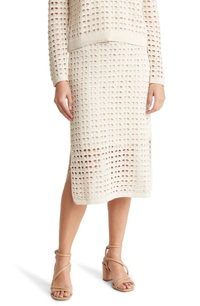 Rachel Rachel Roy Crochet Openwork Skirt In Fusilli