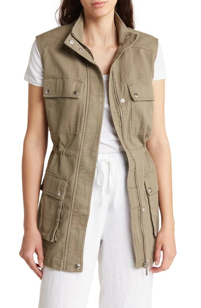 Rachel Rachel Roy Utility Anorak Vest In Forest Cover