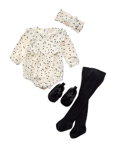 Rachel Zoe 4pc Bubble Romper Set In Multi