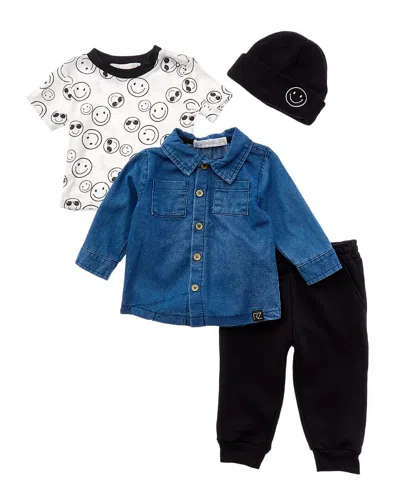 Rachel Zoe 4pc Shirt Set In Blue