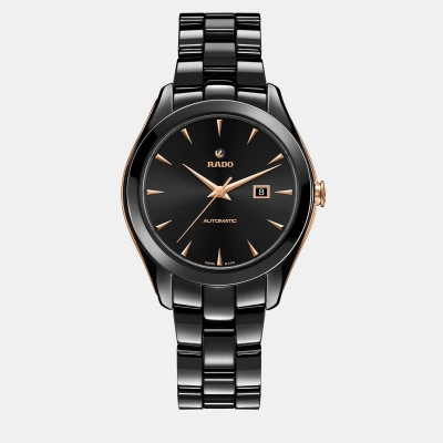 Pre-owned Rado Black Ceramic Watch 36 Mm