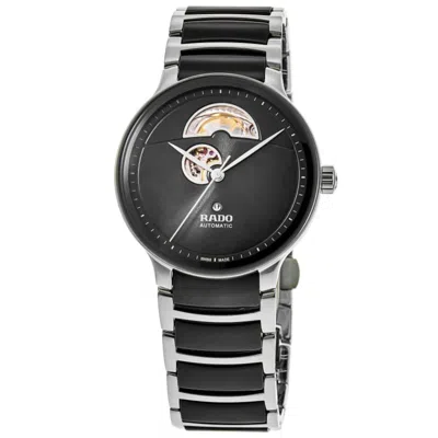 Rado Centrix Automatic Open Heart Black Dial Two-tone Ceramic & Stainless Steel Unisex Watch R30012152