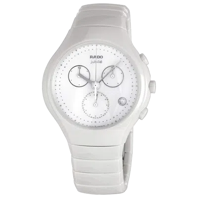 Rado Ceramic Chronograph Watch In Metallic
