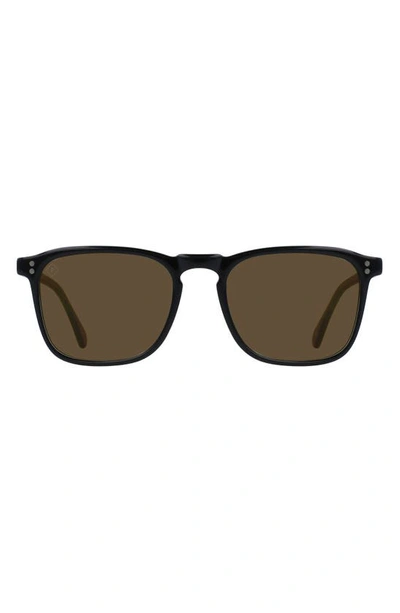 Raen Wiley Polarized Square Sunglasses In Black