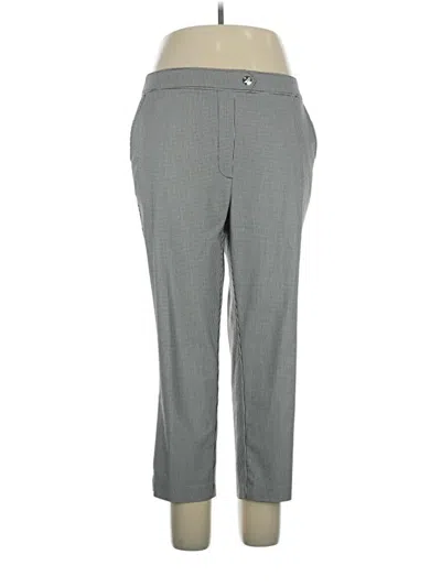 Pre-owned Rafaella Dress Pants In Gray