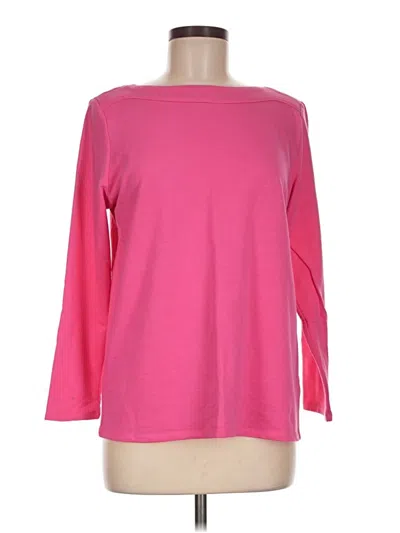 Pre-owned Rafaella Sweatshirt In Pink