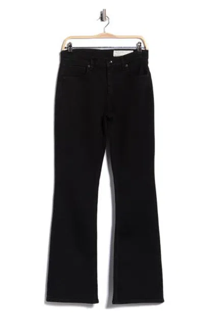 Rag & Bone Blake High Waist Bootcut Jeans In Black