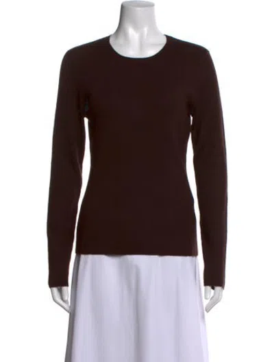 Pre-owned Rag & Bone Cashmere Crew Neck Sweater W/ Tags In Brown