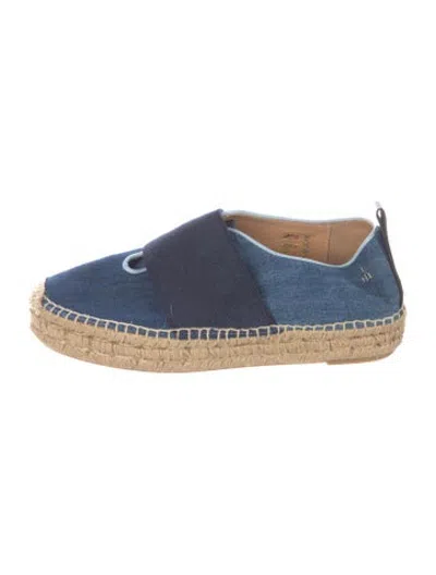 Pre-owned Rag & Bone Denim Espadrilles In Blue