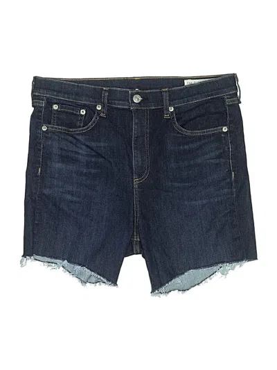 Pre-owned Rag & Bone Denim Shorts In Blue