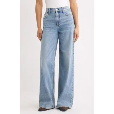 Rag & Bone Featherweight Sofie High Waist Wide Leg Jeans In Red