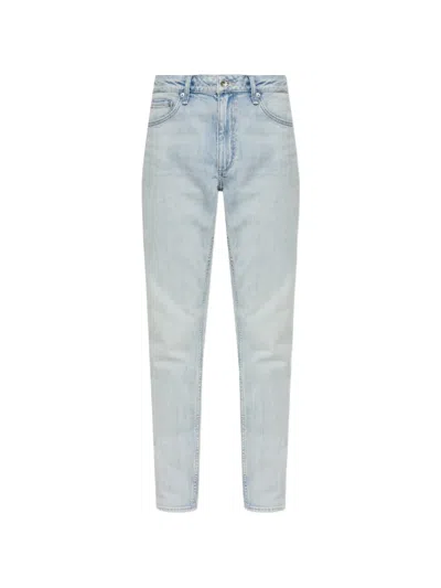 Rag & Bone Fit 3 Athletic Faded-effect Jeans In Brown
