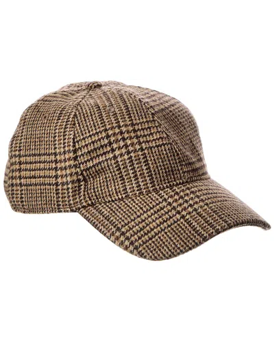 Rag & Bone Harlow Wool-blend Baseball Cap In Brown
