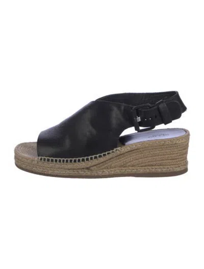 Pre-owned Rag & Bone Leather Espadrilles In Blue