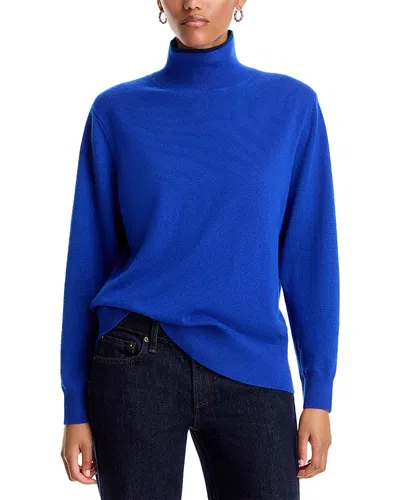 Rag & Bone Nyla Cashmere Turtleneck Sweater In Blue