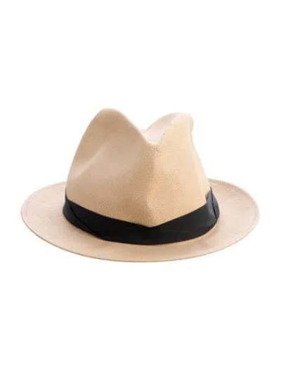 Pre-owned Rag & Bone Paper Straw Hat In Neutrals