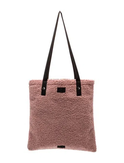 Pre-owned Rag & Bone Shearling Tote In Pink