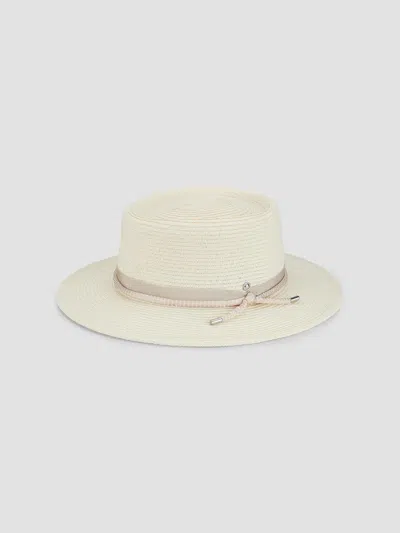 Rag & Bone Somer Large Brim Hat In Ivory