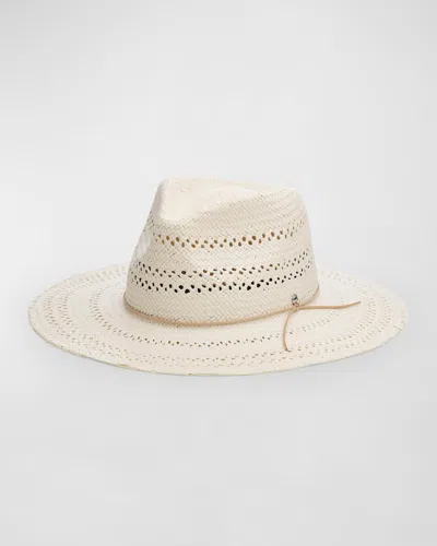 Rag & Bone Straw Fedora In Ivory