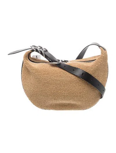 Pre-owned Rag & Bone Straw Shoulder Bag In Neutrals