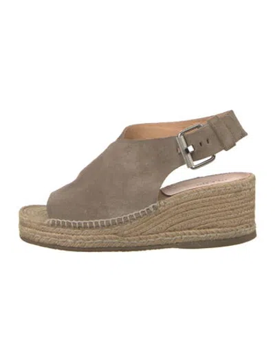 Pre-owned Rag & Bone Suede Espadrilles In Neutrals