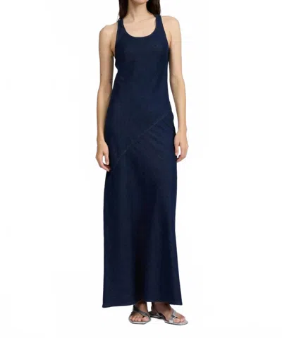 Rag & Bone Ultra Featherweight Daisy Maxi Dress In Ocean Rinse In Blue