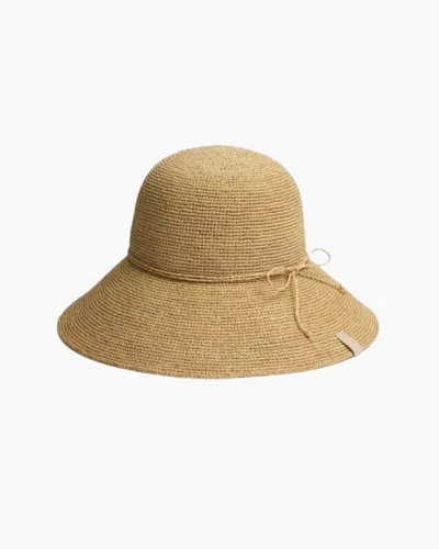 Rag & Bone Women's Crochet Raffia Bucket Hat In Natural In White
