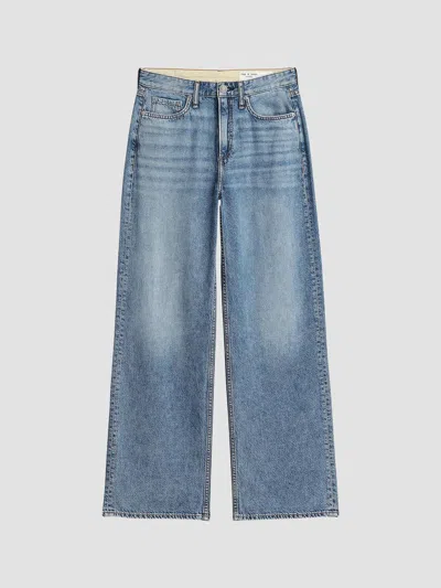 Rag & Bone Women's Featherweight Logan Wide-leg Jeans In Audrey