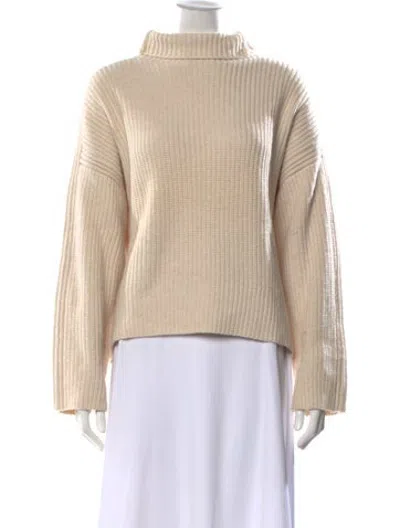 Pre-owned Rag & Bone Wool Turtleneck Sweater W/ Tags In Neutrals