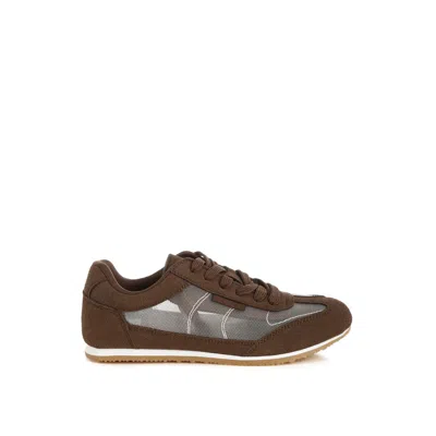 Rag & Co Women's Milon Microfiber & Mesh Sneakers In Brown By