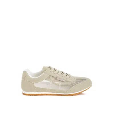 Rag & Co Women's Neutrals Milon Microfiber & Mesh Sneakers In Beige By  In Nude