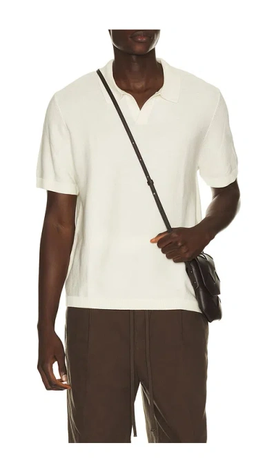 Rails Baker Polo In Ivory