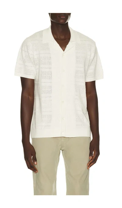 Rails Yates Short Sleeve Shirt In White
