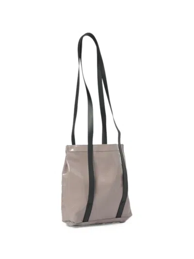 Rains Logo-embossed Folded-top Shoulder Bag In Purple