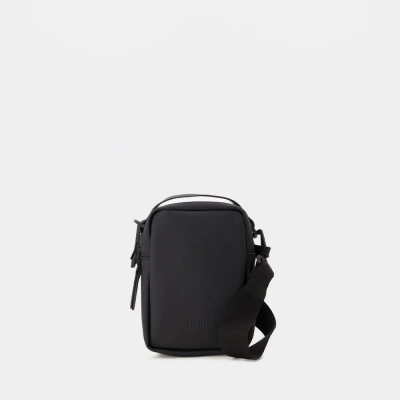 Rains Reporter Box Bag In Black