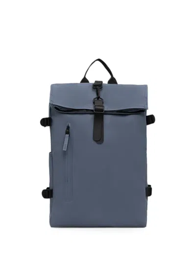 Rains Rolltop Rucksack Large Backpack In Blue