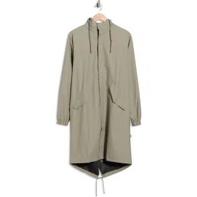 Rains Waterproof Fishtail Parka In Drift