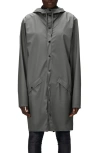 Rains Waterproof Hooded Jacket In Grey