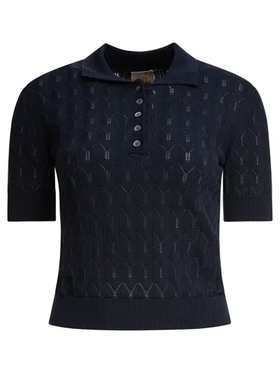 Rakki' Rakki Blue Cotton Polo Shirt